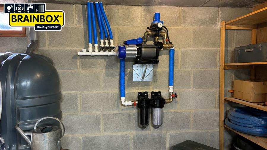 Optimisez votre installation sanitaire en utilisant une partie de l’eau de pluie grâce à Brainbox