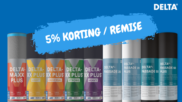 Dörken lance une promotion temporaire sur une sélection de membranes de toiture et de façade DELTA®