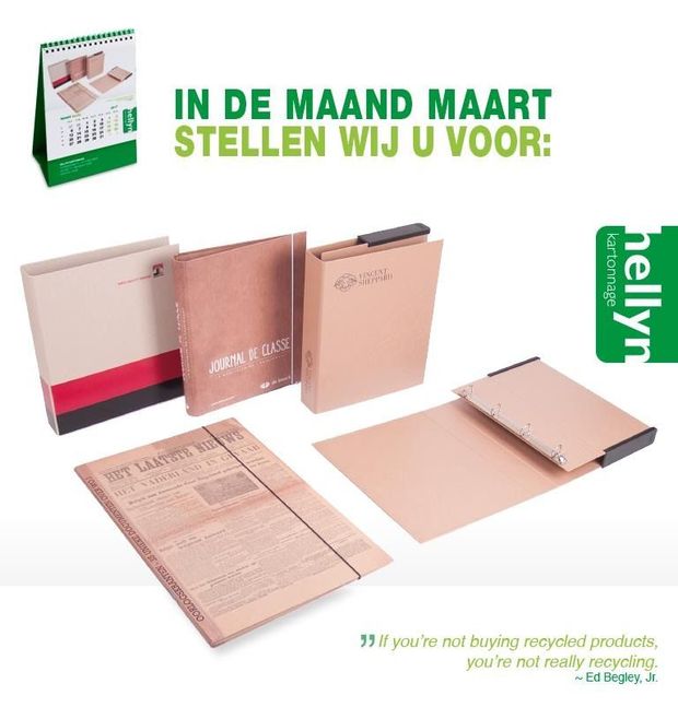 Hellyn Kartonnage:  De look and feel van recyclage is "in"