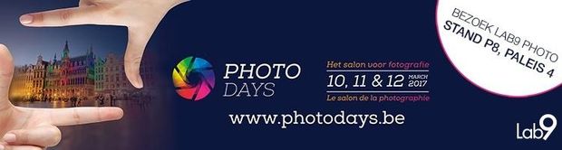 Bezoek gratis de stand van Lab9 Photo op de Photodays in Brussels Expo