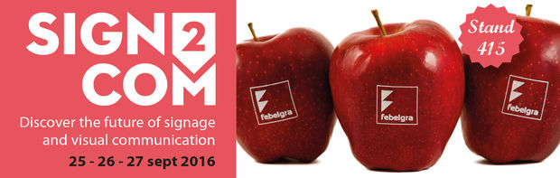Bezoek Febelgra op Sign2com - stand 415