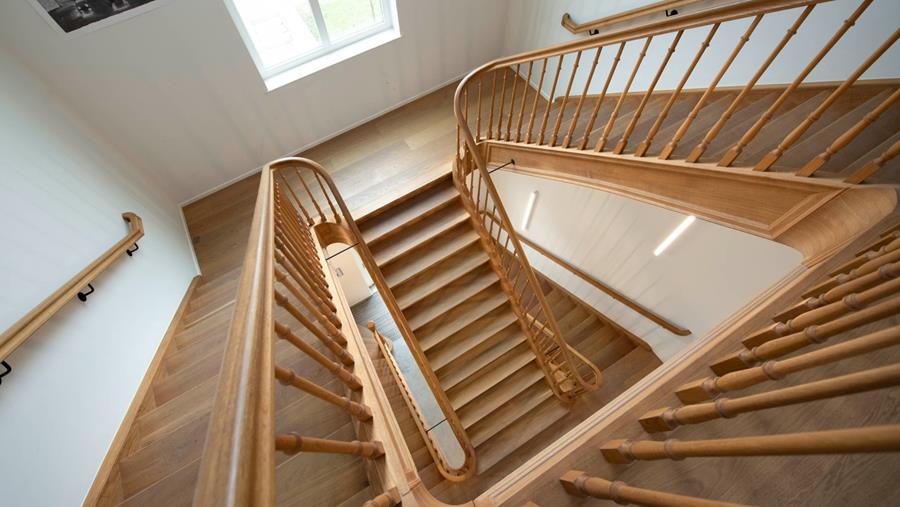 Rénovation d'un escalier coupe feu à caractère historique