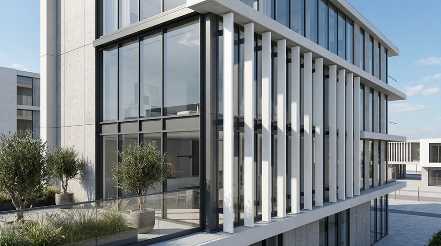 Nouveau système d'ombrage architectural